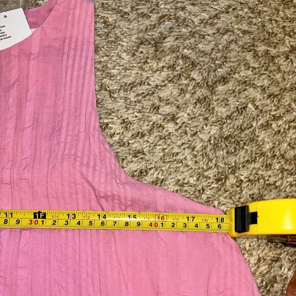 Urban Outfitters‎ Maisy High Neck Frock Pink Ruffle Dress Sz S Mod Retro Twee - Picture 6 of 15